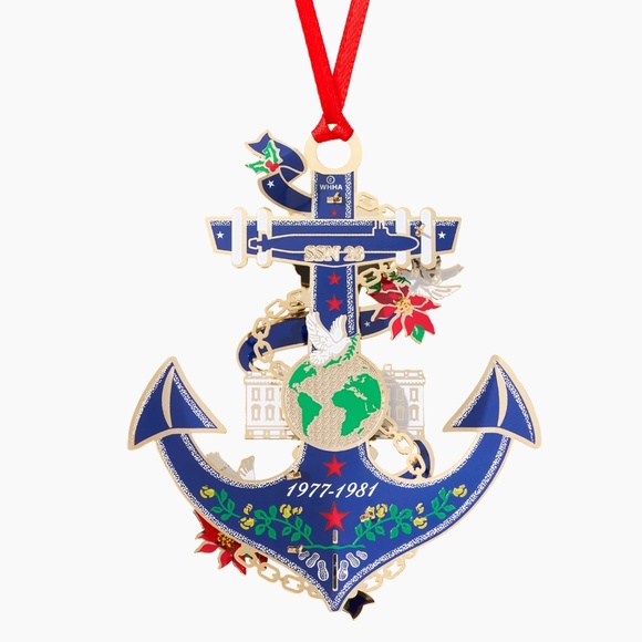 The White House Historical Association 2024 Carter Anchor Christmas Ornament NEW - Picture 6 of 6